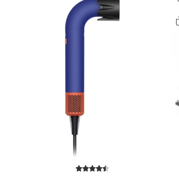 Dyson Blue and Orange Hair Dryer